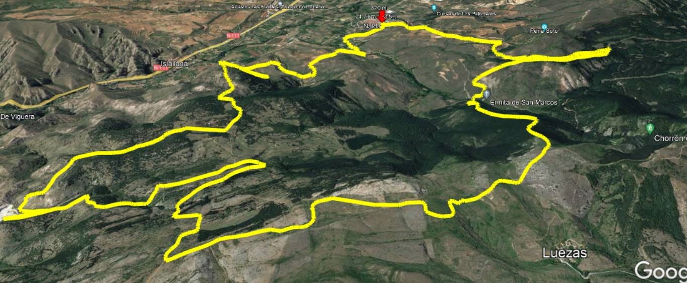 recorrido 2ª etapa de la VII Rioja Ultratrail 2022